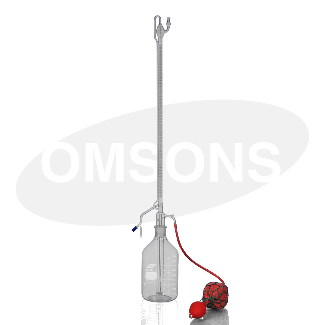 Burettes Automatic Straight Bore with Glass Key Cl